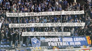 Anfang 2016 solidarisierten sich die Ultras des SV Waldhof mit den Beschäftigten von kriselnden Mannheimer Unternehmen.