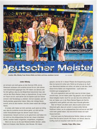 Diesen Brief veröffentlichte die Familie im "MM".