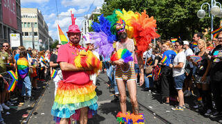 Bunt, schrill, hedonistisch: Beim CSD Rhein-Neckar 2019 in Mannheim gab es das volle Programm.