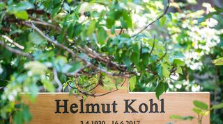 Das neugestaltete Grab von Helmut Kohl liegt im Adenauerpark der Dom-Stadt.