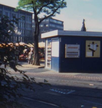 Der damalige Paradeplatz-Kiosk.