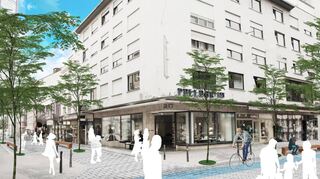 Ein Blick in die Fressgasse: So soll es nach den Plänen der CDU einmal aussehen – hier am Quadrat Q5.