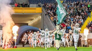 Immer wieder Grund zum Jubeln: Die Schwäbisch Hall Unicorns setzen in vielen Bereichen Maßstäbe im American Football in Deutschland.