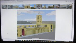 Zu den Paradestücken unter den 340 Modellsätzen, die Michael Kozak digital nachgebaut hat, zählt das Gebäude des Stuttgarter Hauptbahnhofs.