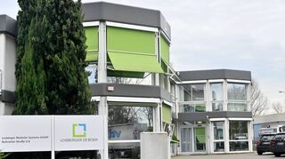 Das Unternehmen Losberger Modular Systems: Rund 90 Beschäftigte arbeiten in der Firmenzentrale in Mannheim-Rheinau.
