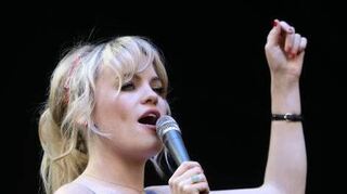 Lebt zurückgezogen: Die Sängerin Duffy bei einem Auftritt 2008.