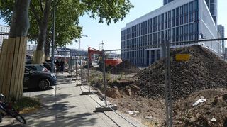 Blick auf den künftigen Lindenhofplatz (im Hintergrund der Hauptbahnhof): Insgesamt rund 7,2 Millionen Euro soll die Umgestaltung kosten.