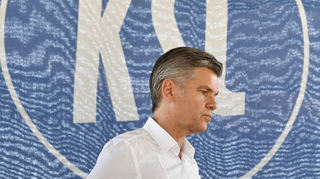 Legt sein Amt nieder - KSC-Präsident Ingo Wellenreuther.