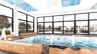 So könnte es aussehen: Ein Blick in den Innenbereich des geplanten Kombibades, das auf dem Gelände des alten Freibades entstehen soll.