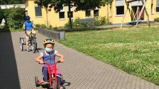 Bei den Fahrten der Schulgemeinschaft – auch auf dem Schulgelände – kamen mehr als 31 000 Kilometer zusammen.