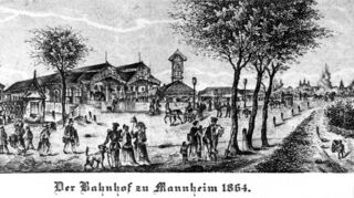 Der Alte Bahnhof lag im Bereich des Tattersall.