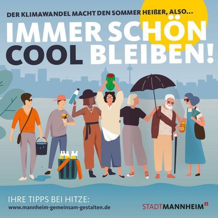 Die Stadt sucht Tipps für mehr Abkühlung bei Hitze: Bürger sind aufgerufen, ihre Ideen auf dem Online-Beteiligungsportal der Verwaltung einzutragen.