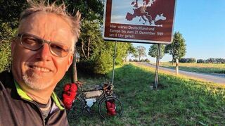Karsten Drath hat mit dem Rad einmal Ostdeutschland umrundet.