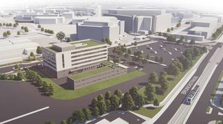 Die BASF plant den Neubau ihres Gesundheitszentrums zwischen Tor 5 und Tor 11, auf einem Gelände außerhalb des Werks.