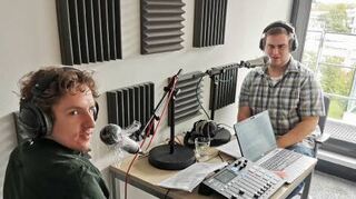 Die Redakteure Torsten Gertkemper (l.) und Sebastian Koch.