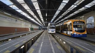Auch in Heidelberg bleiben die Straßenbahnen an diesem Dienstag im Depot stehen.