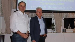 Volker Finkelmeyer, Alfons Mendel und Manfred Kissel (v. l.) führen auch weiterhin den TC Bürstadt.