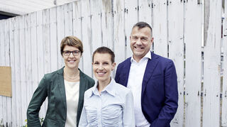 Das Leitungs-Trio des Projekts am ZI (v.l.): Tabea Send, Simona Maltese und Michael Deuschle.