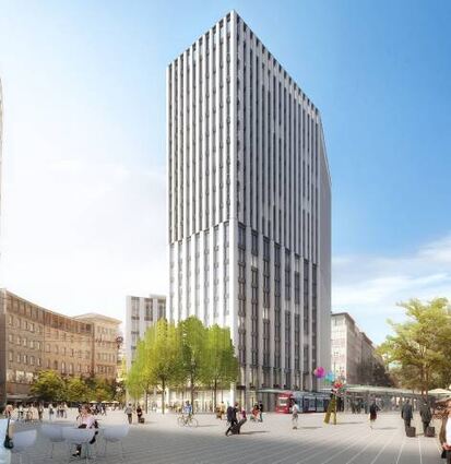 So soll der 17-stöckige Metropol-Komplex künftig aussehen.
