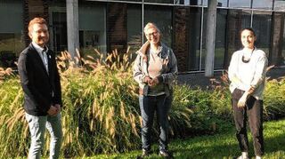 Wünschen sich für die Quadratestadt einen Ort des Miteinanders Sören Landmann, Susanne Hun und Katrin Hofner, Mitbegründer des Vereins Queeres Zentrum Mannheim.