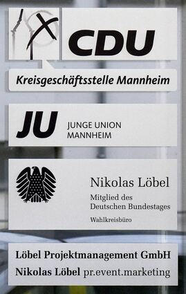 Der Eingang zur CDU-Kreisgeschäftsstelle.