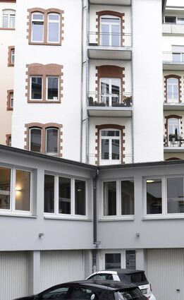 Die Kreisgeschäftsstelle der CDU in der Elisabethstraße. Hier vermietet der CDU-Kreisverband Mannheim als Hauptmieter an insgesamt drei Untermieter.