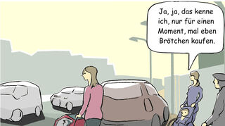 mid Groß-Gerau - Aus guten Gründen ist der Gehweg für Autos tabu.