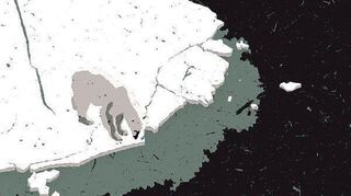 Herzzerreißend und doch wahr: Die Polkappen schmelzen während der Klimakatastrophe immer mehr, wodurch die Lebensräume der Eisbären vernichtet werden.