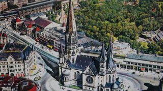 Gedächtniskirche lange vor den Kriegsschäden von 1943.