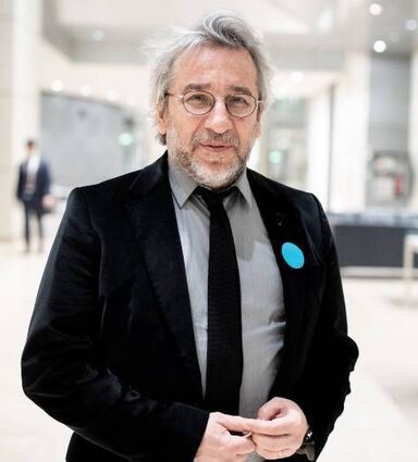 Der im deutschen Exil lebende türkische Journalist Can Dündar.