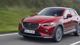 Schicker Klein-SUV (Sport Utility Vehicle): Der Mazda CX-3 ist ein agiler Vertreter seines Segments, sein Antrieb leistet 121 PS.