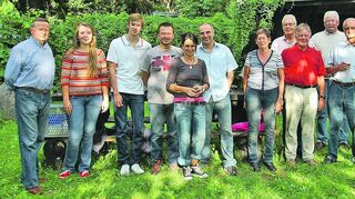 <p>Maxene Pioteyry und Jannelle Gauthier aus Brignais waren als Teamer im beim Ferienlager in der Saatschule aktiv.</p>