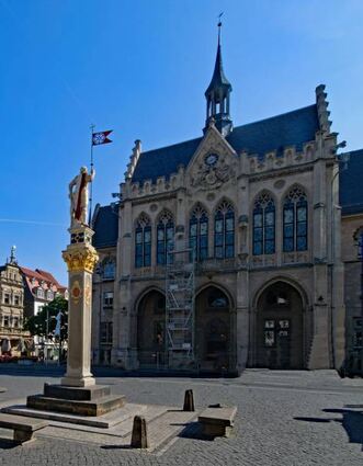 Der Erfurter Fischmarkt.