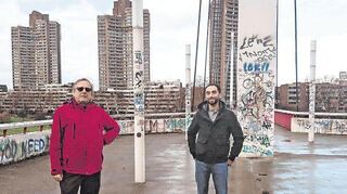 Bezahlbares Wohnen in Mannheim ist für beide das derzeit wichtigste politische Anliegen: Thomas Trüper (l.) und Dennis Ulas.