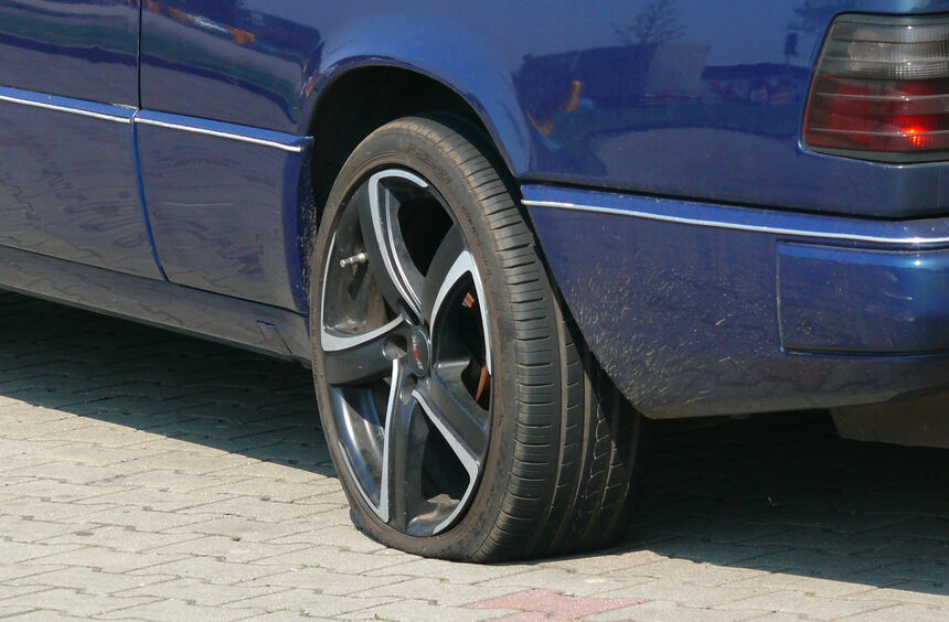 Schnelle Hilfe bei platten Reifen