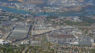 Auf dem Daimler-Areal in Mannheim arbeiten rund 5100 Beschäftigte im Lkw-Motorenwerk.