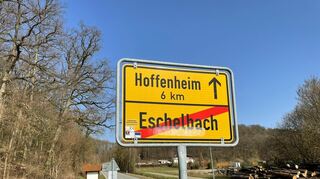Erlangt in der Region gerade traurige Bekanntheit: Der Sinsheimer Stadtteil Eschelbach.