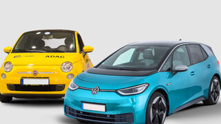 mid Groß-Gerau - Vom Karabag (links) bis zum Volkswagen ID.3: Der ADAC hat bei seinen Tests schon eine Menge Elektroautos gesehen.