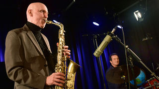Saxofonist Olaf Schönborn.