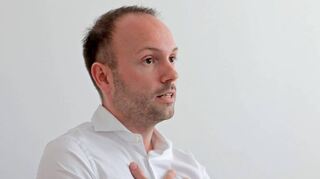 Nikolas Löbel bei einem Interviewtermin im vergangenen September in der Kreisgeschäftsstelle der CDU Mannheim.