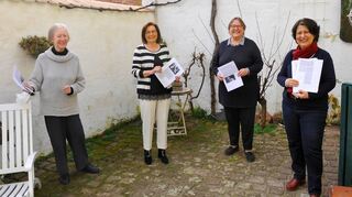 Diese vier Frauen stehen für 40 Jahre Frauenhaus: Konstanze Wegner, Doris Biereth-Pohl, Claudia Schöning-Kalender und Nazan Kapan.