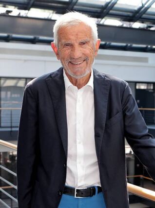 Manfred Lautenschläger in der Wieslocher MLP-Zentrale.