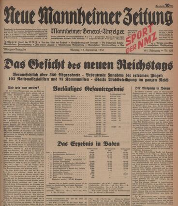 Alte Mannheimer Zeitungen digital lesen