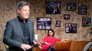 Wären Sie die ideale Kanzlerinnen-Spitze? Annalena Baerbock und Robert Habeck.