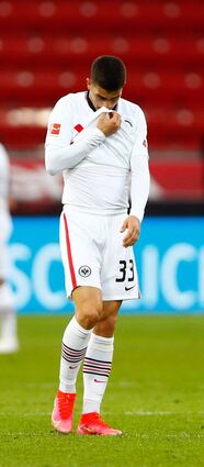 Frust bei Eintracht-Torjäger André Silva.