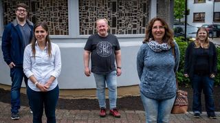 Der Vorstand des neuen Vereins: (v.l.) Felix Keller, Verena Jackwerth, Jürgen Becker, Monika Becker und Christina Almeroth.