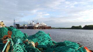 Bremerhaven ist ein wichtiges Exportzentrum an der Nordsee.