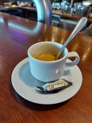 Ein Espresso im Maruba.