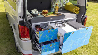 mid Heilbronn - Auf das untere Ende der Gewichts- und Preisskala setzt Neuling Detail3 mit seinem Modulsystem &#8222;Osccar&#8220; aus dünnen und besonders leichten, aber stabilen Alu-Dibond Platten, die modular konfigurierbar sind. Es startet bei 1.785 Euro.