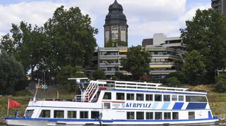 Sie legt wieder ab: die„Kurpfalz“, das einzige in Mannheim beheimatete Fahrgastschiff.